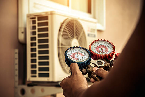 Professional Hvac Maintenance technician working in Winnsboro, LA